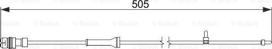 BOSCH 1 987 474 592 - Предупредителен контактен сензор, износване на накладките vvparts.bg