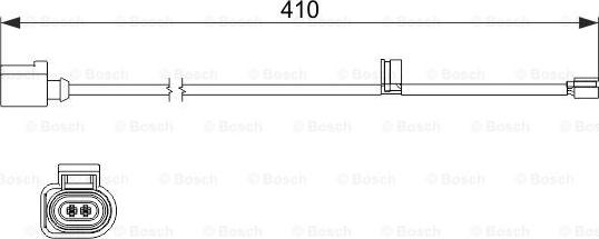 BOSCH 1 987 474 516 - Предупредителен контактен сензор, износване на накладките vvparts.bg