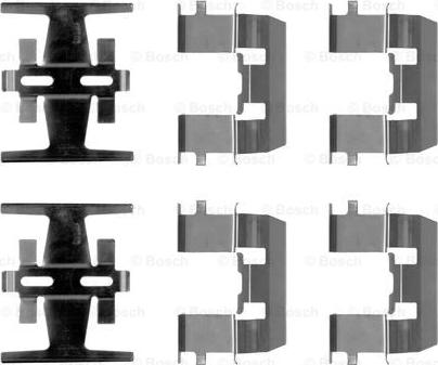BOSCH 1 987 474 620 - Комплект принадлежности, дискови накладки vvparts.bg