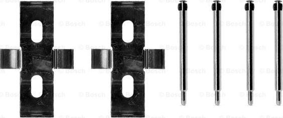 BOSCH 1 987 474 057 - Комплект принадлежности, дискови накладки vvparts.bg