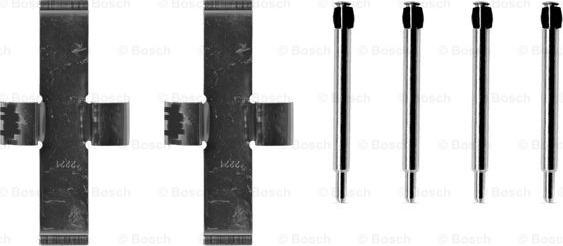 BOSCH 1 987 474 061 - Комплект принадлежности, дискови накладки vvparts.bg