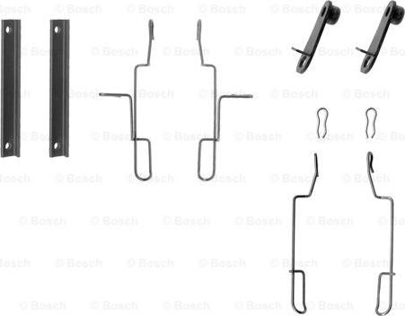 BOSCH 1 987 474 196 - Комплект принадлежности, дискови накладки vvparts.bg