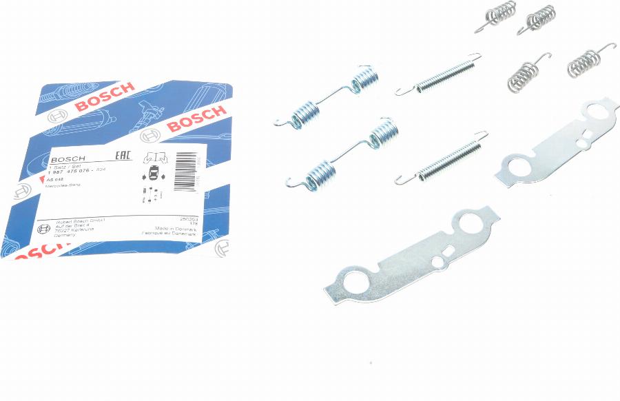 BOSCH 1 987 475 076 - Комплект принадлежности, челюсти за ръчна спирачка vvparts.bg