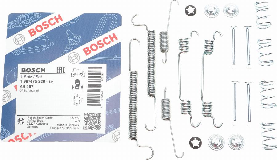 BOSCH 1 987 475 226 - Комплект принадлежности, спирани челюсти vvparts.bg