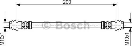 BOSCH 1 987 476 946 - Спирачен маркуч vvparts.bg