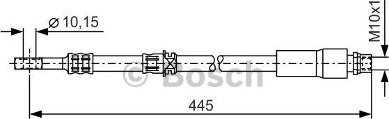 BOSCH 1 987 476 455 - Спирачен маркуч vvparts.bg