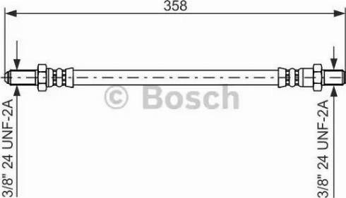 BOSCH 1 987 476 480 - Спирачен маркуч vvparts.bg