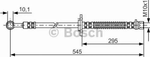 BOSCH 1 987 476 589 - Спирачен маркуч vvparts.bg