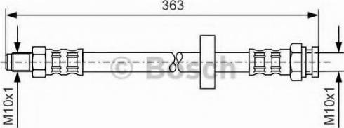 BOSCH 1 987 476 646 - Спирачен маркуч vvparts.bg