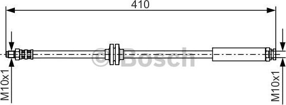 BOSCH 1 987 476 642 - Спирачен маркуч vvparts.bg