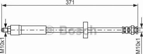 BOSCH 1 987 476 668 - Спирачен маркуч vvparts.bg