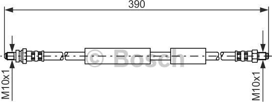 BOSCH 1 987 476 603 - Спирачен маркуч vvparts.bg