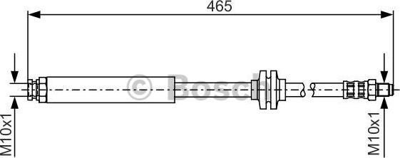 BOSCH 1 987 476 079 - Спирачен маркуч vvparts.bg