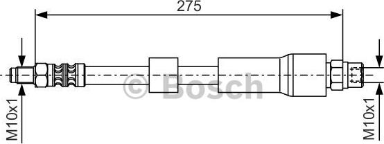 BOSCH 1 987 476 174 - Спирачен маркуч vvparts.bg