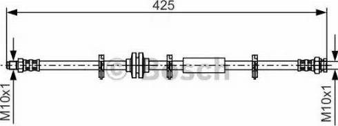 BOSCH 1 987 476 864 - Спирачен маркуч vvparts.bg