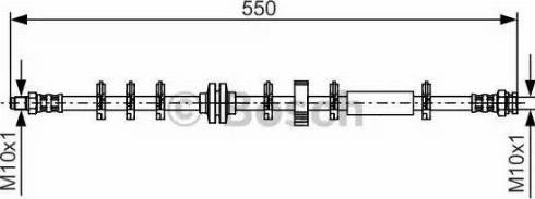 BOSCH 1 987 476 862 - Спирачен маркуч vvparts.bg