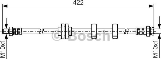 BOSCH 1 987 476 346 - Спирачен маркуч vvparts.bg