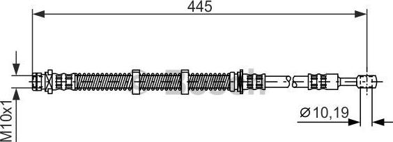 BOSCH 1 987 476 354 - Спирачен маркуч vvparts.bg