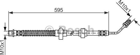 BOSCH 1 987 476 374 - Спирачен маркуч vvparts.bg