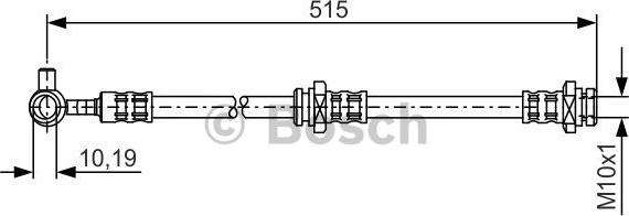 BOSCH 1 987 476 376 - Спирачен маркуч vvparts.bg