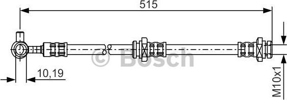 BOSCH 1 987 476 378 - Спирачен маркуч vvparts.bg