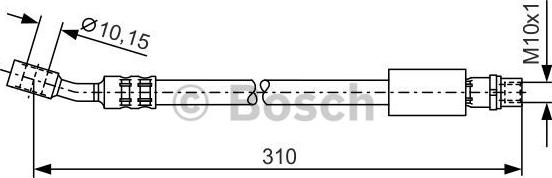 BOSCH 1 987 476 202 - Спирачен маркуч vvparts.bg