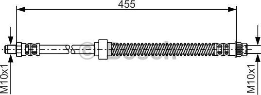 BOSCH 1 987 476 785 - Спирачен маркуч vvparts.bg