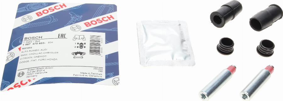 BOSCH 1 987 470 603 - Комплект водещи втулки, спирачен апарат vvparts.bg