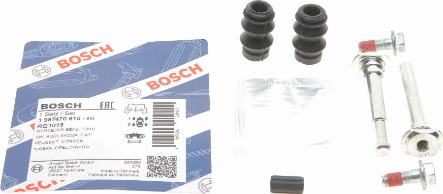 BOSCH 1 987 470 615 - Комплект водещи втулки, спирачен апарат vvparts.bg