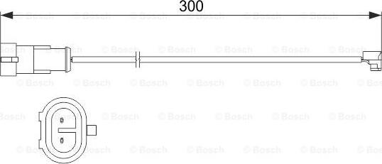 BOSCH 1 987 473 535 - Предупредителен контактен сензор, износване на накладките vvparts.bg
