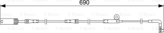 BOSCH 1 987 473 046 - Предупредителен контактен сензор, износване на накладките vvparts.bg