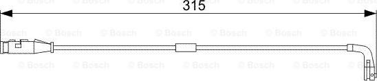 BOSCH 1 987 473 039 - Предупредителен контактен сензор, износване на накладките vvparts.bg