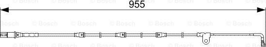 BOSCH 1 987 473 028 - Предупредителен контактен сензор, износване на накладките vvparts.bg