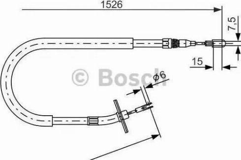 RIDER RD.4442270281 - Жило, ръчна спирачка vvparts.bg