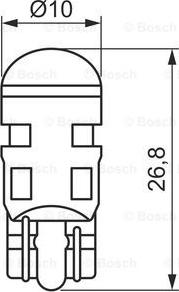 BOSCH 1 987 301 506 - Крушка с нагреваема жичка, мигачи vvparts.bg