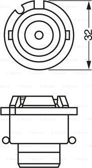 BOSCH 1 987 302 904 - Крушка с нагреваема жичка, главни фарове vvparts.bg