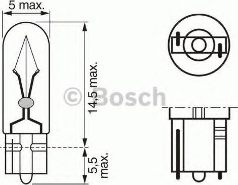 BOSCH 1 987 302 513 - Крушка с нагреваема жичка, осветление на уредите vvparts.bg