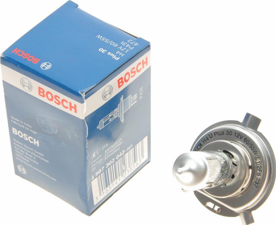 BOSCH 1 987 302 042 - Крушка с нагреваема жичка vvparts.bg