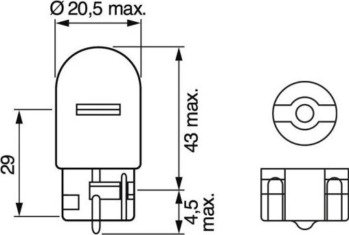 BOSCH 1 987 302 251 - Крушка с нагреваема жичка, мигачи vvparts.bg