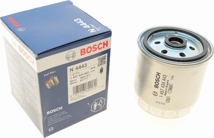 BOSCH 1 457 434 443 - Горивен филтър vvparts.bg