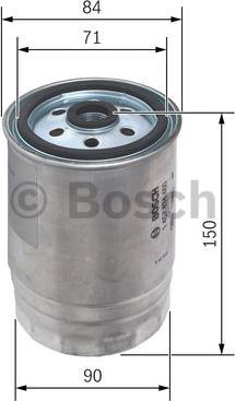 BOSCH 1 457 434 460 - Горивен филтър vvparts.bg