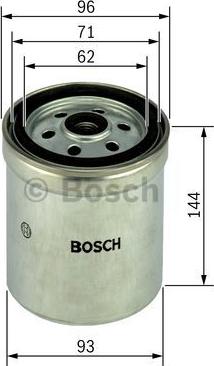 BOSCH 1 457 434 407 - Горивен филтър vvparts.bg