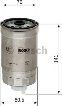 BOSCH 1 457 434 511 - Горивен филтър vvparts.bg