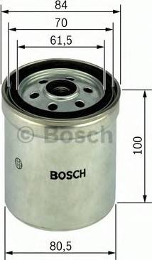 BOSCH 1 457 434 157 - Горивен филтър vvparts.bg