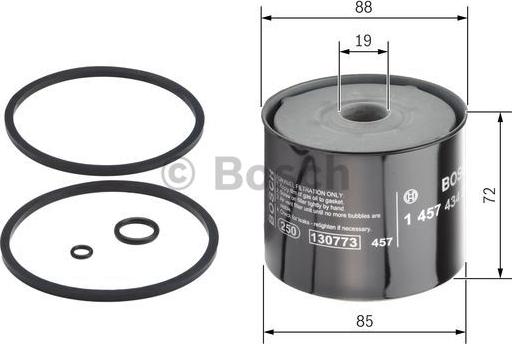 BOSCH 1 457 434 201 - Горивен филтър vvparts.bg