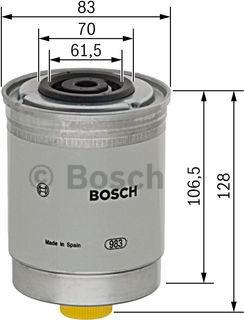 BOSCH 1 457 434 280 - Горивен филтър vvparts.bg