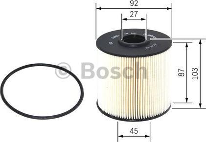 BOSCH 1 457 431 707 - Горивен филтър vvparts.bg