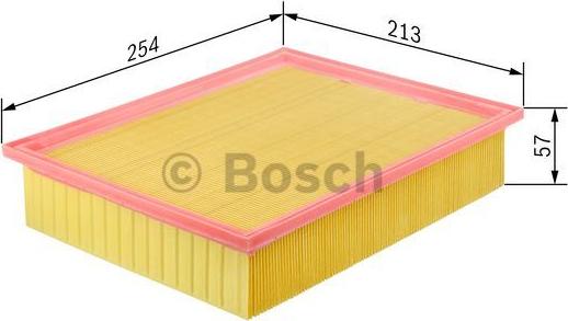 BOSCH 1 457 433 698 - Въздушен филтър vvparts.bg