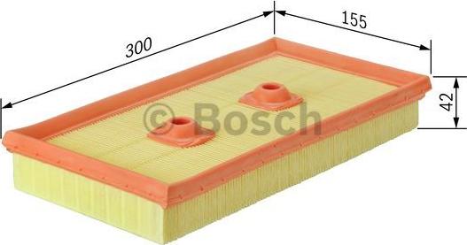 BOSCH 1 457 433 315 - Въздушен филтър vvparts.bg