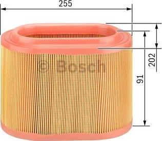 BOSCH 1 457 433 311 - Въздушен филтър vvparts.bg